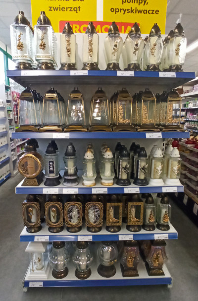 Znicze i wkłady - duży wybór 